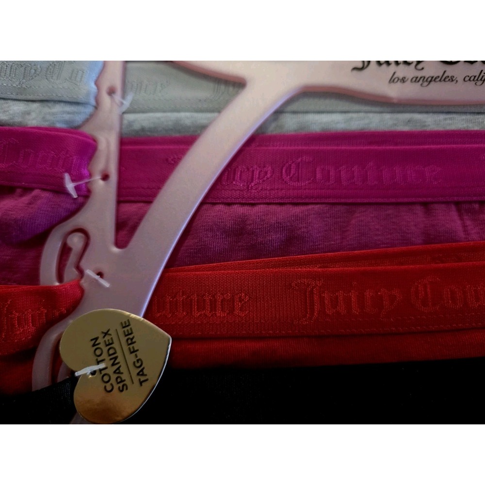 Juicy Couture Los Angeles, California Intimates 5 Pack Lingerie.Size L. NWT - Picture 6 of 6